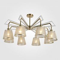 потолочная люстра eurosvet alicante 60082/8 золотая бронза в Нижневартовске