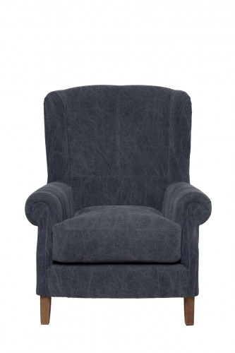 кресло shannon серо-синее в Нижневартовске