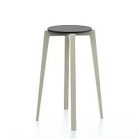 чайный столик dessert бежевый с черной столешницей в Нижневартовске