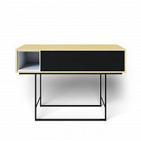 консоль черная с ящиками на металлических ножках quadro new в Нижневартовске