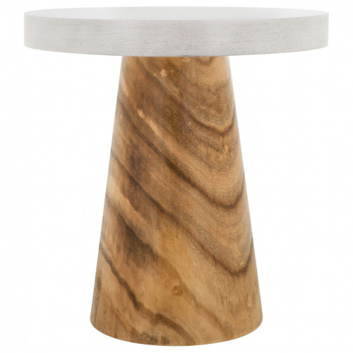 стол журнальный renado белый, коричневый в Нижневартовске