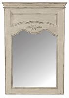 зеркало прямоугольное бежевое с резьбой поместье в Нижневартовске