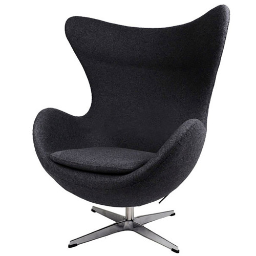 кресло egg chair черное в Нижневартовске