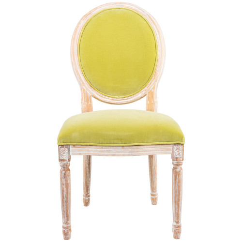 стул «луи / липовый цвет» (бархат, белый жемчуг) в Нижневартовске