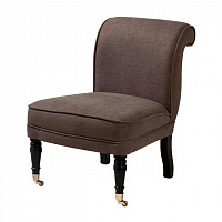 кресло berceau от eichholtz темно-коричневое в Нижневартовске