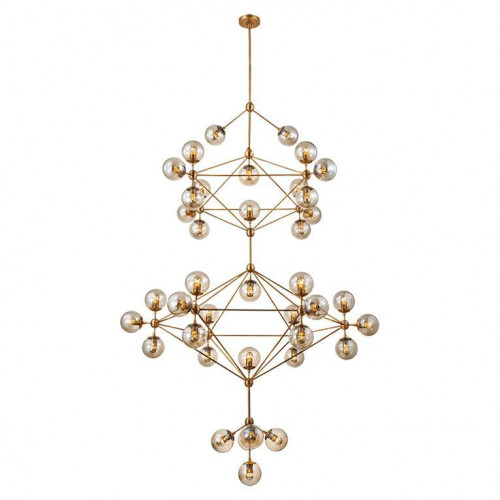 подвесная люстра newport 5841/c янтарная в Нижневартовске