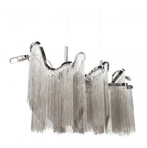 люстра подвесная серебряные цепи terzani stream в Нижневартовске