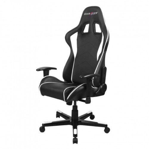 кресло геймерское dxracer formula черно-белое в Нижневартовске