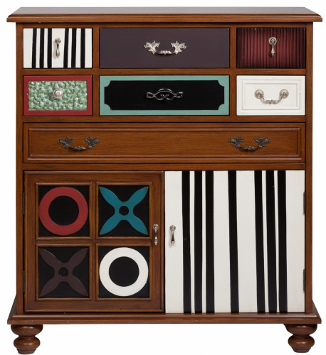 комод sherpon разноцветный в Нижневартовске