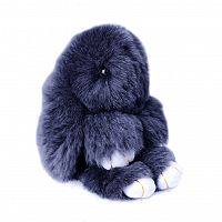 меховой зайка брелок тёмно-серый в Нижневартовске