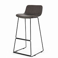 барный стул neo с мягкой обивкой черный в Нижневартовске
