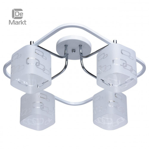 потолочная люстра de markt тетро 1 673010304 в Нижневартовске