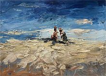 картина маслом остров в Нижневартовске