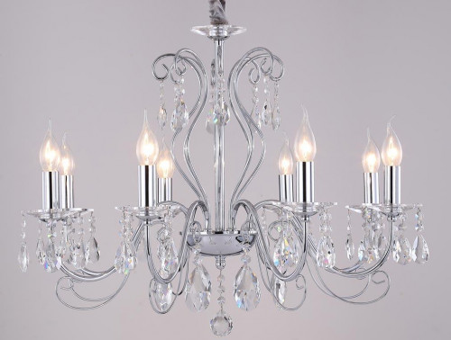 подвесная люстра newport 10808/s chrome в Нижневартовске