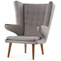 кресло papa bear серое в Нижневартовске