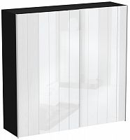 шкаф fusion глянец коричневый с белым в Нижневартовске