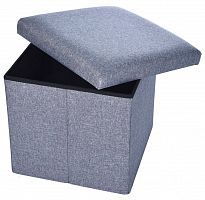 пуф шарм-дизайн пикник шенилл серый в Нижневартовске