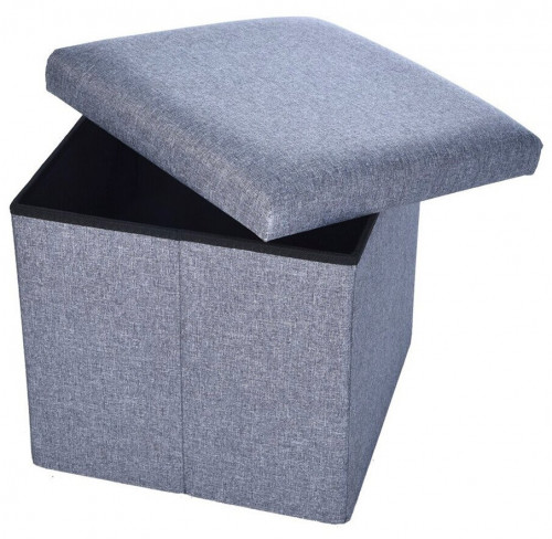 пуф шарм-дизайн пикник шенилл серый в Нижневартовске