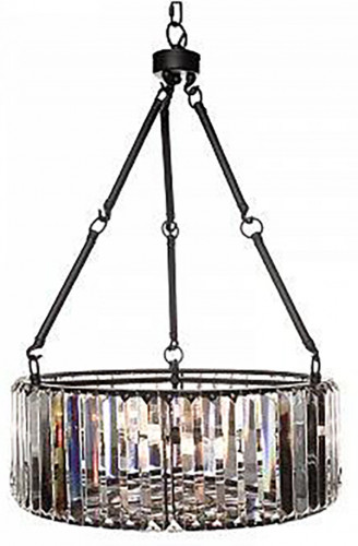 люстра дизайнерская odeon cris черный, стекло в Нижневартовске