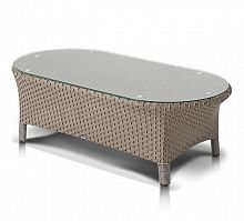 римини столик плоский искусственный ротанг, цвет серый в Нижневартовске