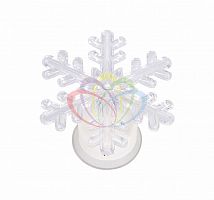 фигура светодиодная на присоске снежинка маленькая, rgb в Нижневартовске