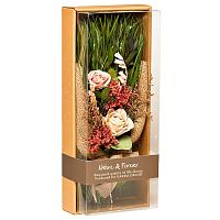 цветочная композиция розы 17х41 см в Нижневартовске