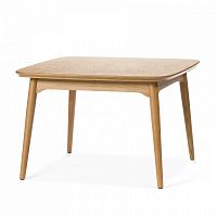 стол кофейный dad квадратный малый высота 50 натуральное дерево в Нижневартовске
