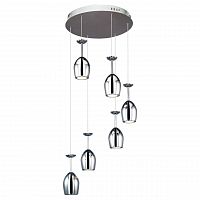 дизайнерская подвесная светодиодная люстра spot light merlot 1194628 хром в Нижневартовске