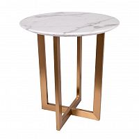 стол журнальный круглый d55х57,2 см белый в Нижневартовске