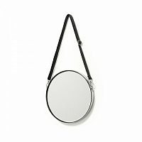 зеркало на ремне круглое металлическое диаметр 30 см elne от la forma (ex julia grup) в Нижневартовске