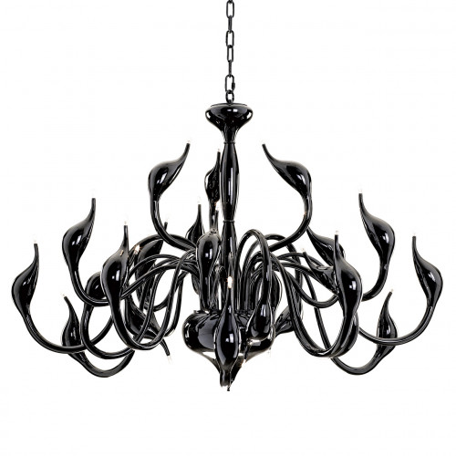 подвесная люстра lightstar cigno collo bk 751247 в Нижневартовске