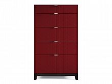 высокий комод case марсала гравировка 1 бордовый, марсала в Нижневартовске