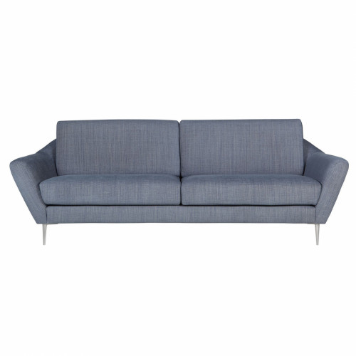 диван agda трехместный прямой синий в Нижневартовске