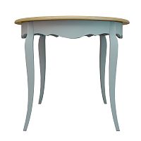 стол обеденный круглый leontinaголубой в Нижневартовске