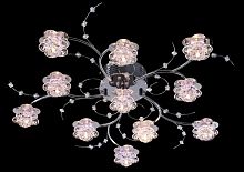 потолочная люстра eurosvet 4836/11 хром/синий+красный+фиолетовый в Нижневартовске