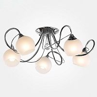 потолочная люстра eurosvet коста 30102/5 хром в Нижневартовске