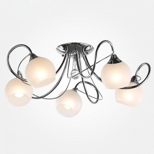 потолочная люстра eurosvet коста 30102/5 хром в Нижневартовске