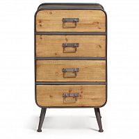 комод helia от la forma (ex julia grup) коричневый с черным в Нижневартовске