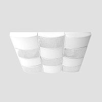 потолочный светодиодный светильник ambrella light orbital crystal sand fs1520 wh/sd 288w d810*720 в Нижневартовске