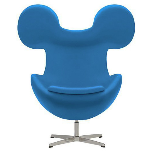 кресло egg mickey голубое в Нижневартовске