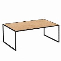 стол журнальный london lite black светлый дуб в Нижневартовске