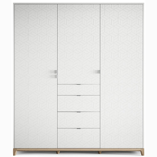 шкаф case №2 остветлённый дуб молочный в Нижневартовске