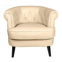 кресло william thackeray кремовое в Нижневартовске