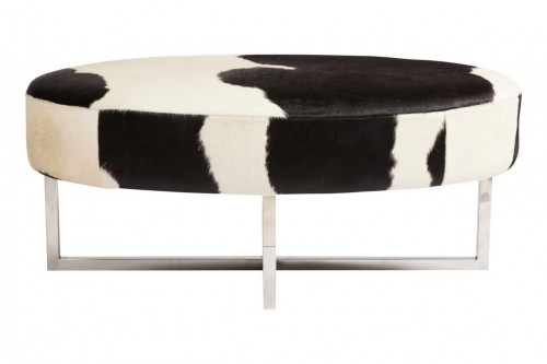 оттоманка cowhide черно-белая в Нижневартовске