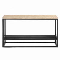 банкетка ibra черная, светлый дуб в Нижневартовске