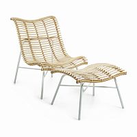 кресло crowley белый ротанг cc0703fn46 от la forma (ex julia grup) в Нижневартовске