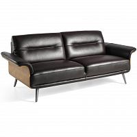 диван 5567-3p трехместный прямой коричневый от angel cerda в Нижневартовске