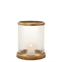 подсвечник стеклянный с латунью harrington s от eichholtz, 27 см в Нижневартовске