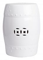 керамический столик-табурет garden stool белый в Нижневартовске