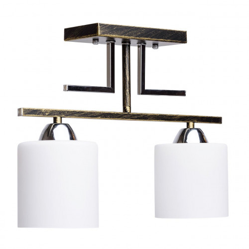 потолочная люстра de markt тетро 673010902 белая в Нижневартовске